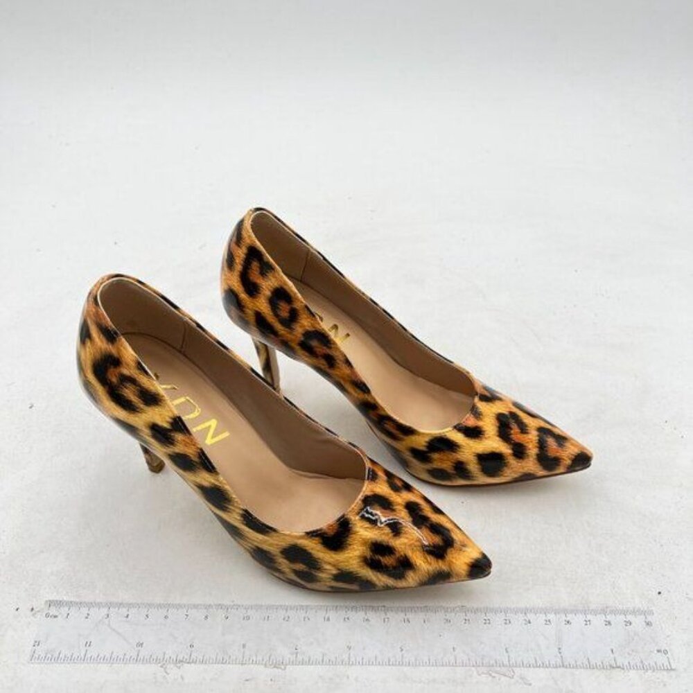 Ydn Leopard Print Pointed Toe Stilettos Heel Pump… - image 4
